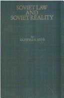 Cover of Soviet law and Soviet reality by O. S. Ioffe