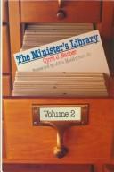 Cover of The minister's library by Cyril J. Barber