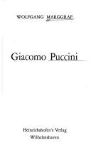 Front cover of Giacomo Puccini by Wolfgang Marggraf