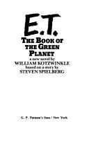 Front cover of E.T., the book of the Green Planet by William Kotzwinkle