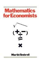 Cover of Mathematics for economists by Martin Timbrell