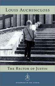 Front cover of The rector of Justin by Louis Auchincloss