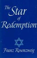 Cover of The star of redemption by Franz Rosenzweig