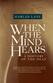 Front cover of When the mind hears by Harlan L. Lane