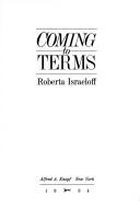 Cover of Coming to terms by Roberta Israeloff