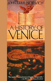 Cover of Venice by John Julius Norwich