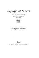 Cover of Significant sisters by Margaret Forster