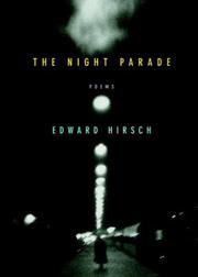 Cover of The night parade by Edward Hirsch
