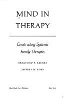Front cover of Mind in therapy by Bradford P. Keeney