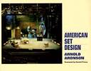 Cover of American set design by Arnold Aronson