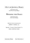 Front cover of Out of justice, peace by James V. Schall