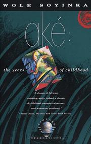Cover of Ake by Wole Soyinka