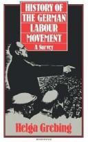 Front cover of Geschichte der deutschen Arbeiterbewegung by Helga Grebing