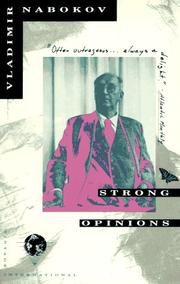 Front cover of Strong opinions by Vladimir Nabokov