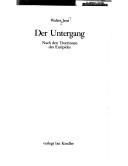 Front cover of Der Untergang by Walter Jens