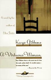 Front cover of A virtuous woman by Kaye Gibbons