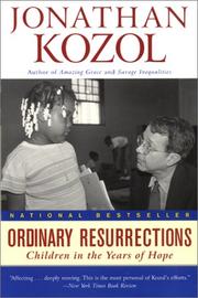 Cover of Ordinary Resurrections by Jonathan Kozol