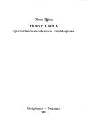 Cover of Franz Kafka by Günter Heintz