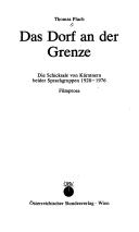 Cover of Das Dorf an der Grenze by Thomas Pluch
