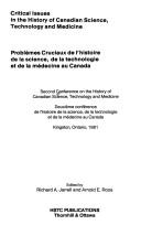 Front cover of Critical issues in the history of Canadian science, technology, and medicine by Conference on the History of Canadian Science, Technology and Medicine (2nd 1981 Kingston, Ont.)