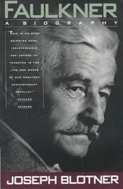 Cover of Faulkner by Joseph Leo Blotner