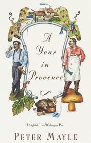 Cover of A year in Provence by Peter Mayle