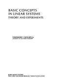 Cover of Basic concepts in linear systems by Theodore F. Bogart