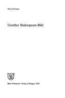 Cover of Goethes Shakespeare-Bild by Kurt Ermann