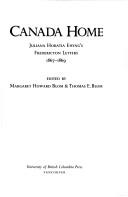 Cover of Canada home by Juliana Horatia Gatty Ewing