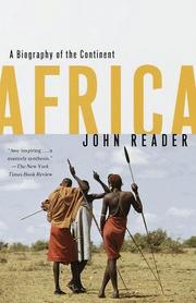 Cover of Africa by John Reader