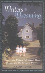 Cover of Writers Dreaming by Naomi Epel