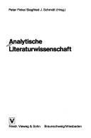Front cover of Analytische Literaturwissenschaft by Schmidt, Siegfried J.