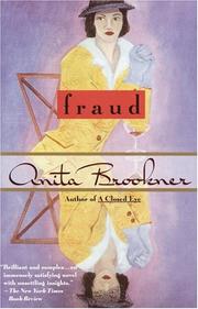 Cover of Fraud-Canada by Anita Brookner