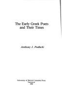 Cover of The early Greek poets and their times by Anthony J. Podlecki