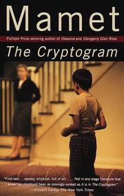 Cover of The cryptogram by David Mamet