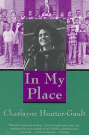 Front cover of In my place by Charlayne Hunter-Gault