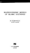 Front cover of Macroeconomic models of Islamic doctrines by M. M. Metwally