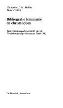 Cover of Bibliografie feminisme en christendom by Catharina J. M. Halkes
