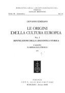 Front cover of Le origini della cultura europea by Giovanni Semerano