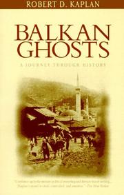 Cover of Balkan Ghosts by Robert D. Kaplan