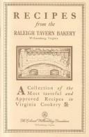 Cover of Recipes from the Raleigh Tavern Bake Shop by Colonial Williamsburg Foundation
