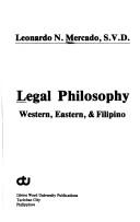 Front cover of Legal philosophy by Leonardo N. Mercado