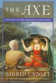 Cover of Olav Audunssøn by Sigrid Undset