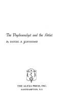Cover of The psychoanalyst and the artist by Daniel E. Schneider
