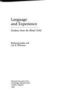 Cover of Language and experience by Barbara Landau
