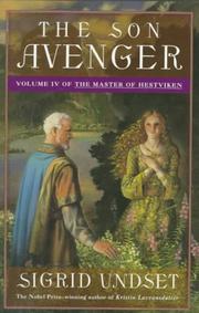 Cover of Olav Audunssøn by Sigrid Undset