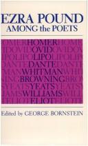 Front cover of Ezra Pound among the poets by George Bornstein