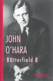 Cover of Butterfield 8 by John O'Hara