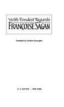 Front cover of Avec mon meilleur souvenir by Françoise Sagan