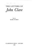 Front cover of The letters of John Clare by Clare, John
